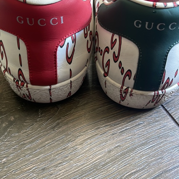Used Authentic Gucci Ace Sneakers - Picture 5 of 7
